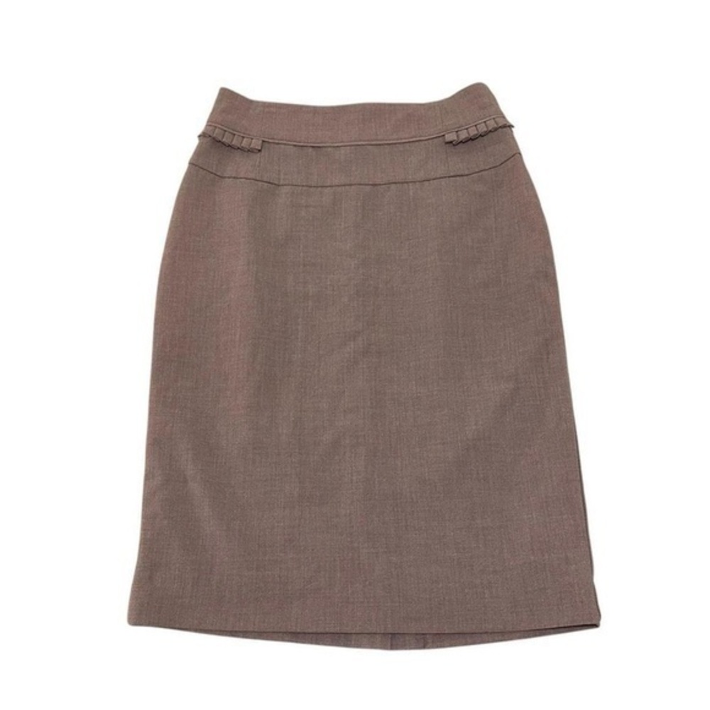 Vintage Gray Business Pencil Skirt